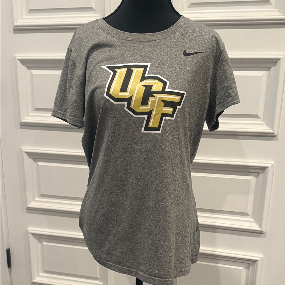 Nike Dri-Fit Women's Gray UCF Logo Tee